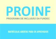 Unifadra e CEP/UME divulgam bolsistas aprovados pelo Proinf com ENEM