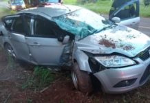 Acidente grave deixa seis pessoas feridas na vicinal que liga Osvaldo Cruz a Sagres