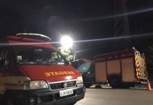 Após mais de duas horas, homem que ameaçava se jogar de torre desce e recebe atendimento especializado