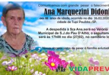 Falecimento 26/02/20