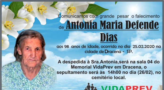 Falecimento 25/02/20