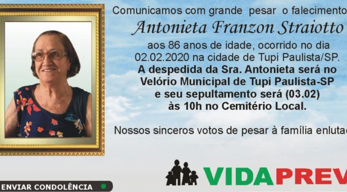 Falecimentos 02/02/20