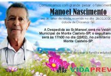 Falecimentos 28/02/20