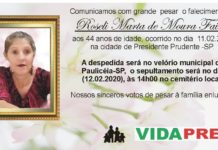 Falecimento 11/02/20