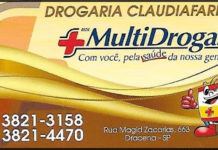 Plantão Farmacêutico neste feriado de Carnaval “CLAUDIAFARMA”