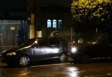 Colisão traseira na Rua Magid Zacharias nesta noite
