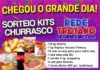 Hoje tem sorteio de Kit Churrasco na Rede Troyano de Supermercados