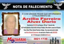 Falecimentos 29/03/20