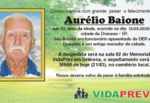 Falecimentos 21/03/20