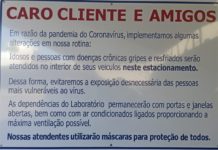 Comunicado do Laboratório São Lucas
