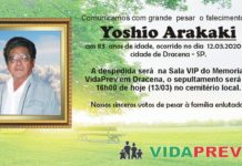 Falecimento 13/03/20