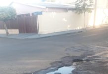 Reclamação da População: Rua Ipiranga esquina com Adolpho Cavalheri tem buraco em asfalto novo