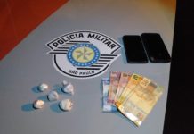 Continuamos trabalhando muito por você: Força Tática prende homem por Tráfico de Drogas