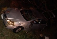 Capotamento deixa motorista em estado grave na SP-294