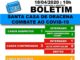 Santa Casa informa através de Boletim como estão os casos de Coronavírus em Dracena