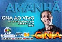 Cantor e Compositor GNA é o entrevistado amanhã na TV Fronteira no entre nós