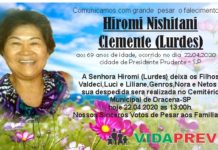 Falecimento 22/04/20