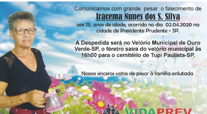 Falecimentos 02/04/20