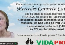 Falecimento 14/04/20