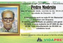 Falecimentos 06/04/20