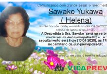 Falecimentos 10/04/20