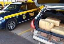 Vídeo mostra perseguição a motorista com carro lotado de maconha em rodovia do interior de SP