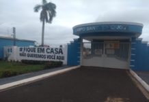 Cemitério tem muro pintado com frase para alertar moradores sobre coronavírus: ‘Fique em casa, não queremos você aqui’