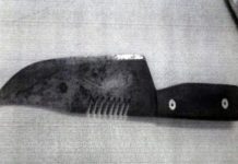 Ao ver a mãe sendo esfaqueada, adolescente golpeia pai nas costas