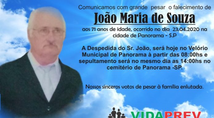 Falecimentos 23/04/20