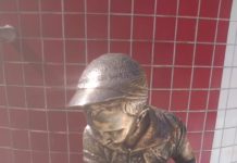 Praça Arthur Pagnozzi em Dracena tem o símbolo Arthurzinho brilhando, ele passou por polimento