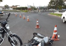 Dois acidentes registrados no início da noite desta quinta-feira