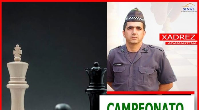 Policial Militar de Adamantina Promove e Organiza Campeonato Online de Xadrez