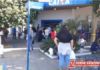 Fila enorme em busca dos R$ 600 reais na Caixa Federal em Dracena