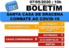 Boletim atualizado da Santa Casa de Dracena sobre a COVID-19 (07/05)