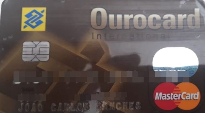 Cartão de Crédito encontrado está à disposição do Proprietário