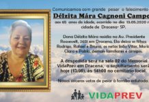 Falecimentos 13/05/20