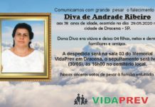 Falecimento 30/05/20