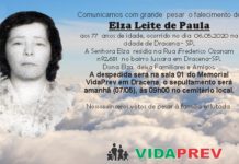 Falecimento 07/05/20