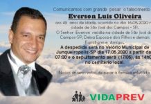 Falecimento 16/05/20