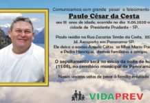 Falecimentos 11/05/20