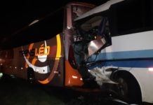 Acidente com dois ônibus mata motorista e deixa 16 feridos na rodovia Castello Branco
