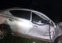 Mulher fica em estado grave após capotar e ser arremessada para fora do veículo