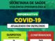 Boletim atualizado da COVID-19 da Secretaria Municipal de Saúde de Dracena