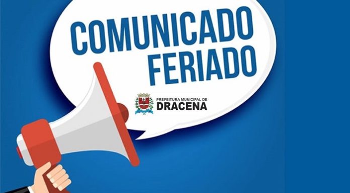 Feriado de 9 de julho será nesta segunda-feira (25) em Dracena