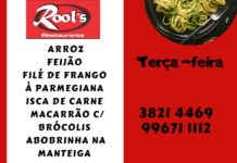 Rool’s Restaurante atendendo no sistema Delivery. Estamos aguardando sua ligação