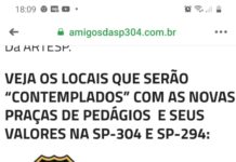 Confira a primeira divulgação de valores de pedágio da região