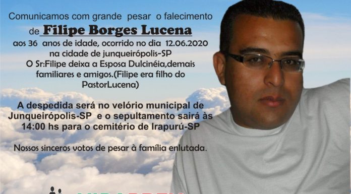 Falecimento 12/06/20