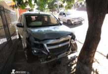 Acidente de trânsito sem vítimas no bairro Metrópole