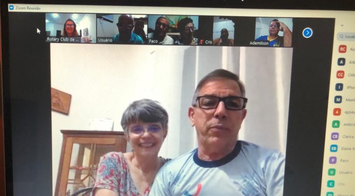 Rotary Club de Dracena realizou reuniões virtuais, com posse de novos associados