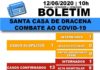 Boletim atualizado da COVID-19 da Santa Casa de Dracena 12/06/20